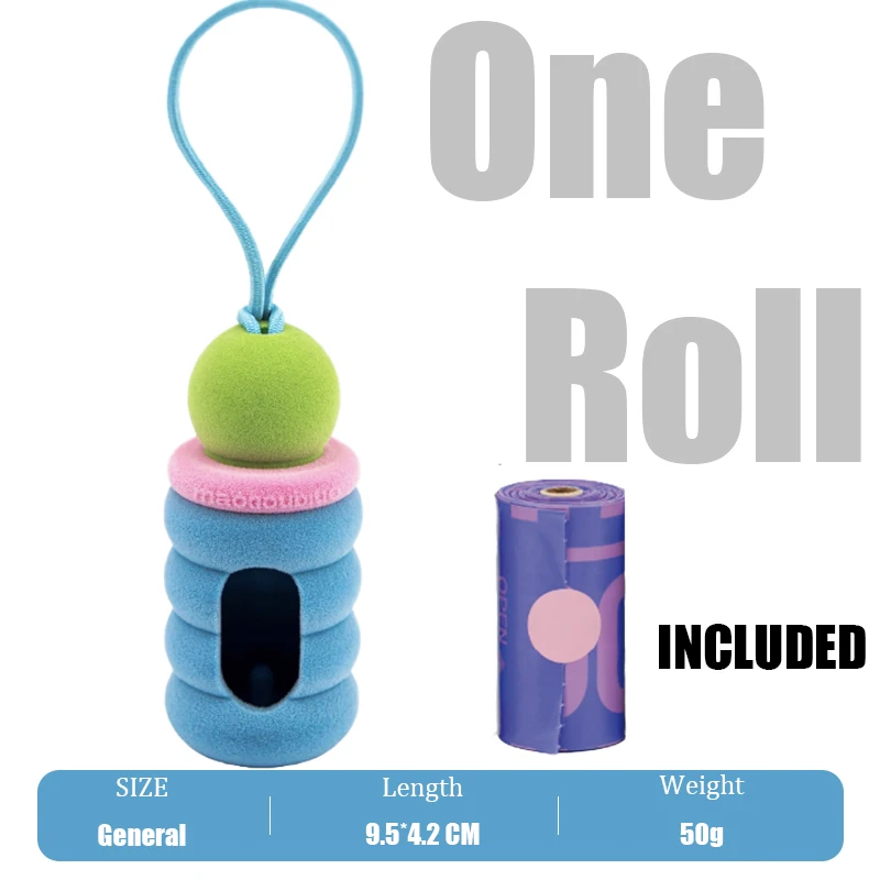 Hondenpoepzakjesdispenser, capsulehouders voor hondenpoep, geurende, draagbare set voor buitenwandelingen, hondenpoepopruimer, hondenbenodigdheden