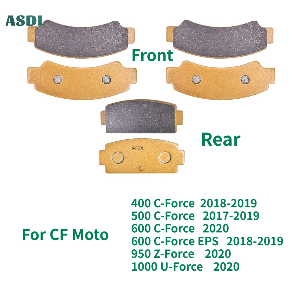 

Motorcycle Front And Rear Ceramic Brake Pads for CF Moto 400 500 600 C-Force 950 Z-Force 1000 U-Force 2020 600 C Force EPS