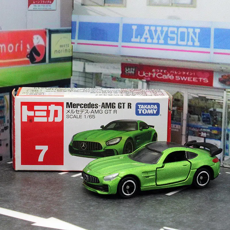 TOMY Mercedes Benz AMG GTR Alloy Car Diecasts & Toy Vehicles Car Model Miniature Scale Model Car For Children