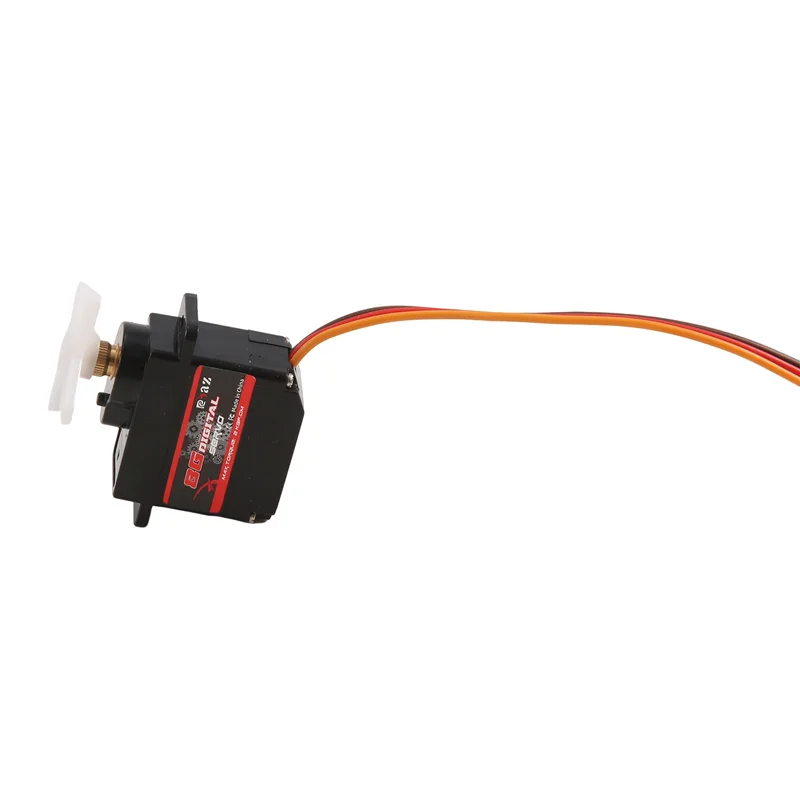 ABUM-8G Digital Servo Motor High Speed Steering RC Servo Metal Gear Servo For 1/16 1/18 1/24 RC Car Boat Helicopter Durable