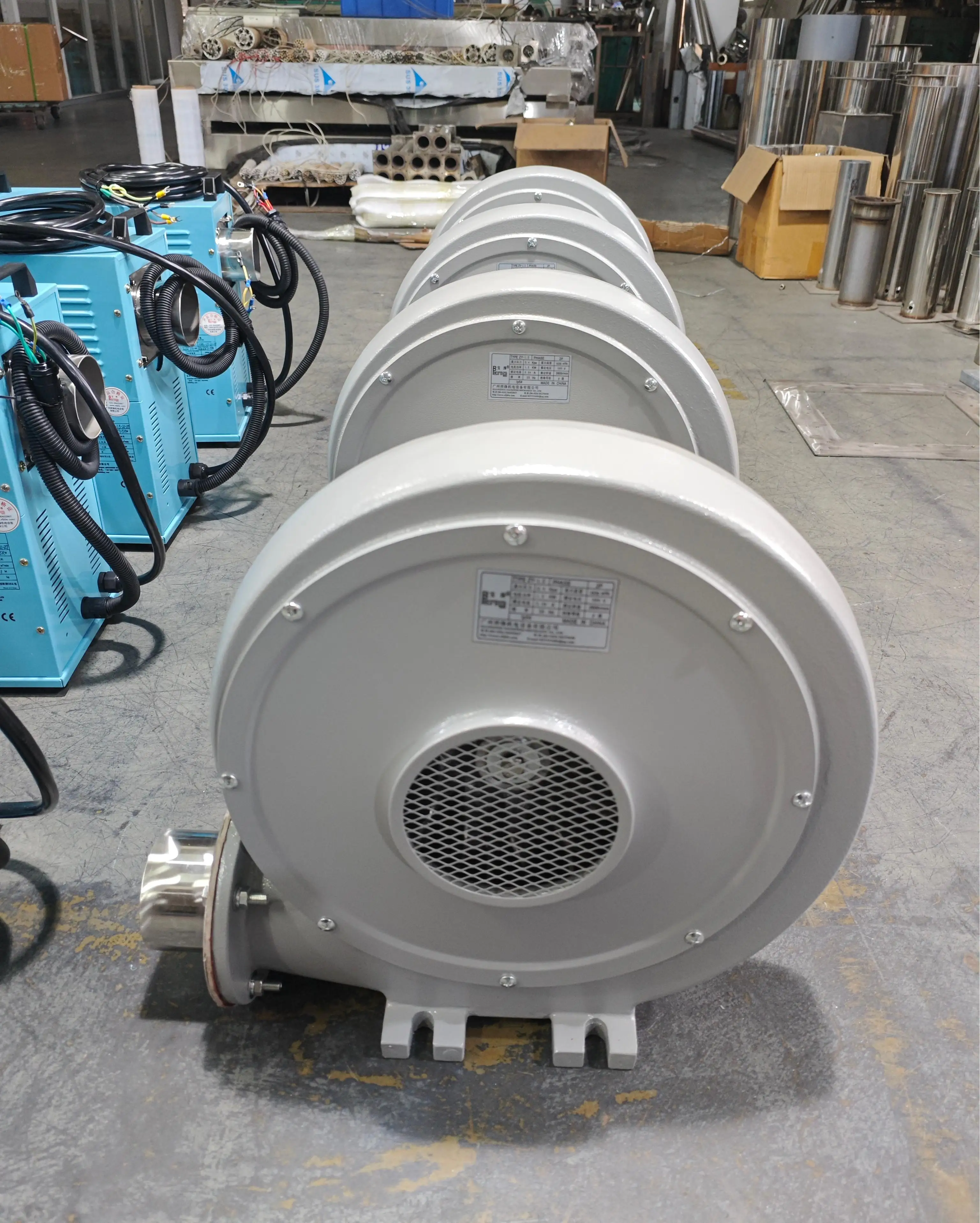 10KW 380V Electric Heating Equipment Industrial Medium Pressure Warm Hot Air Heater