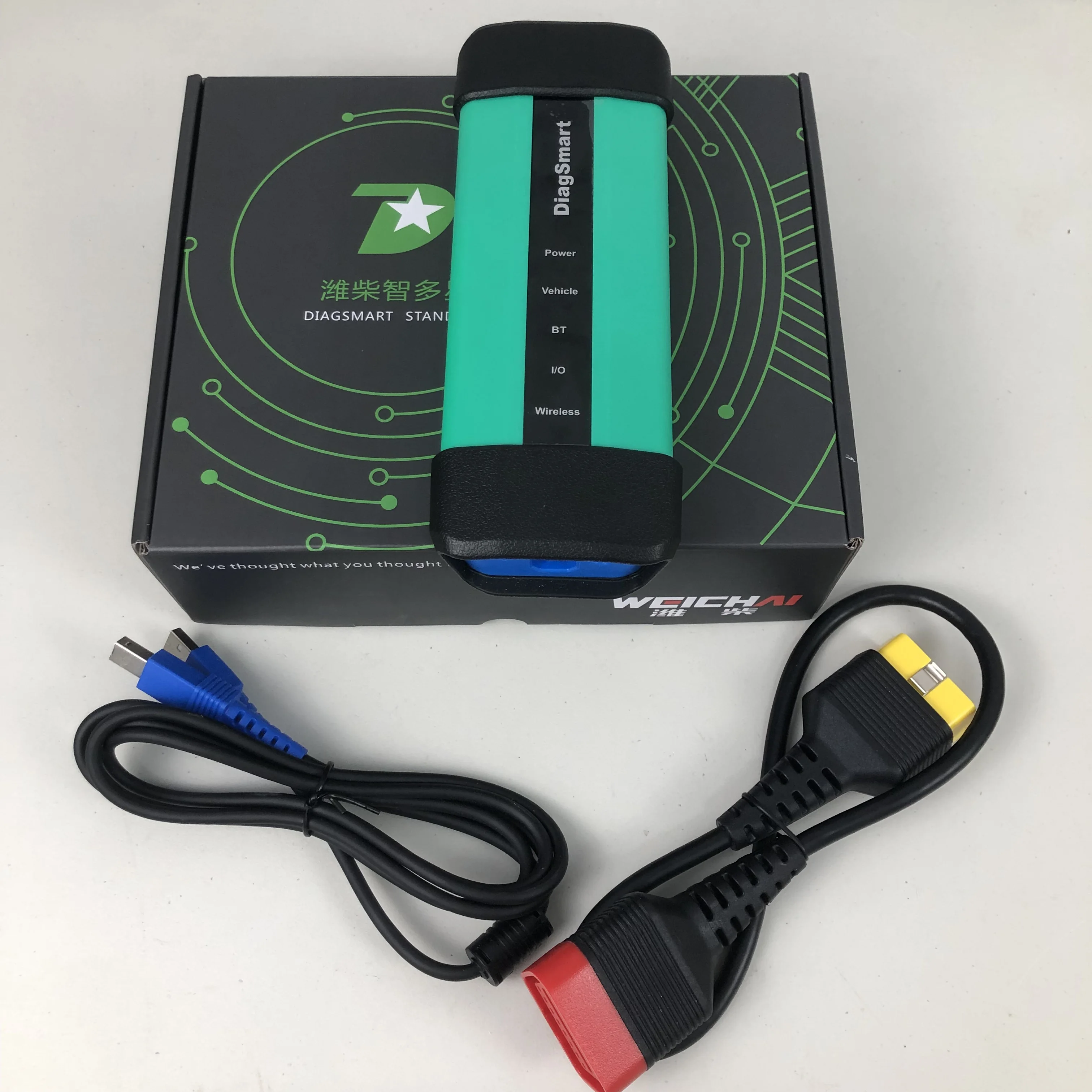 Diagsmart 3.1 Diagnostic Tool with Full Cables for Weichai Diesel Engine Heavy Duty Truck Scanner with box
