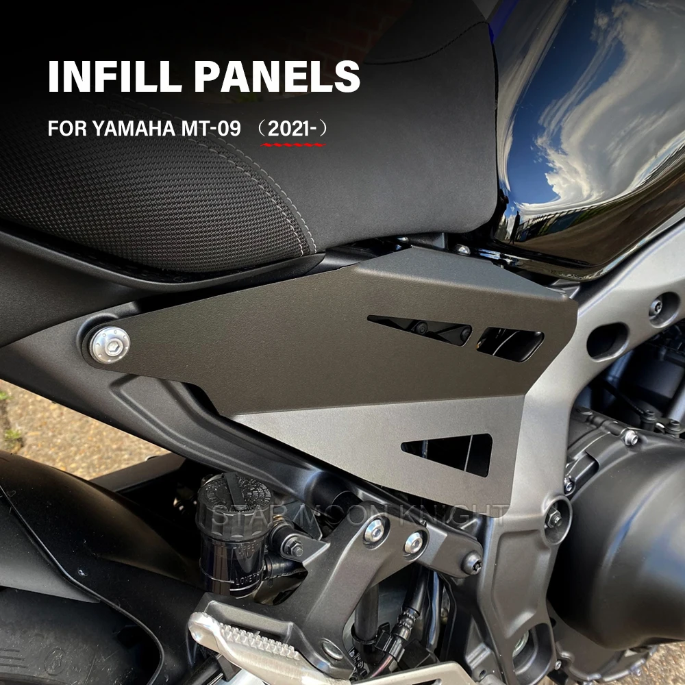 

For Yamaha MT-09 MT09 MT 09 2021 2022 - Accessories Frame Infill Panels Aluminium Side Fairings Body Decorative Panel