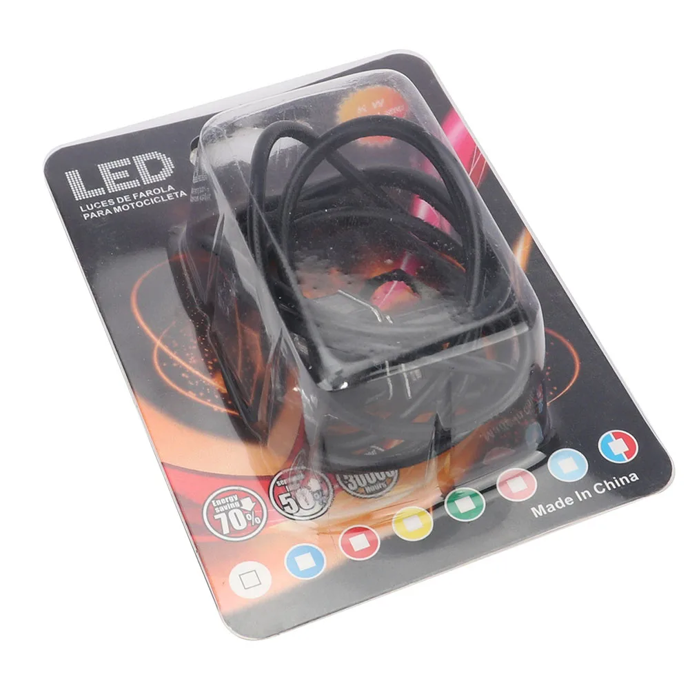12V Motorcycle Lights LED Flashing Lights Ideal For Bad Weather High Brightness LED Chips High Temperature Resistance