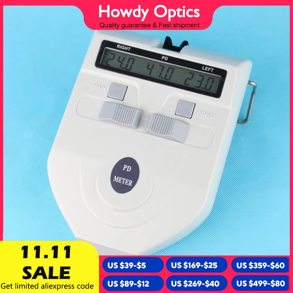 Economic Digital PD Meter Pupilometer LCD display PD measurement