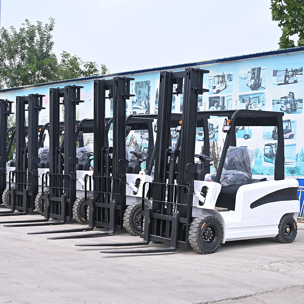 Прямая продажа от производителя 1 тонна легкий электрический вилочный погрузчик небольшой грузовой транспортный электрический вилочный погрузчик