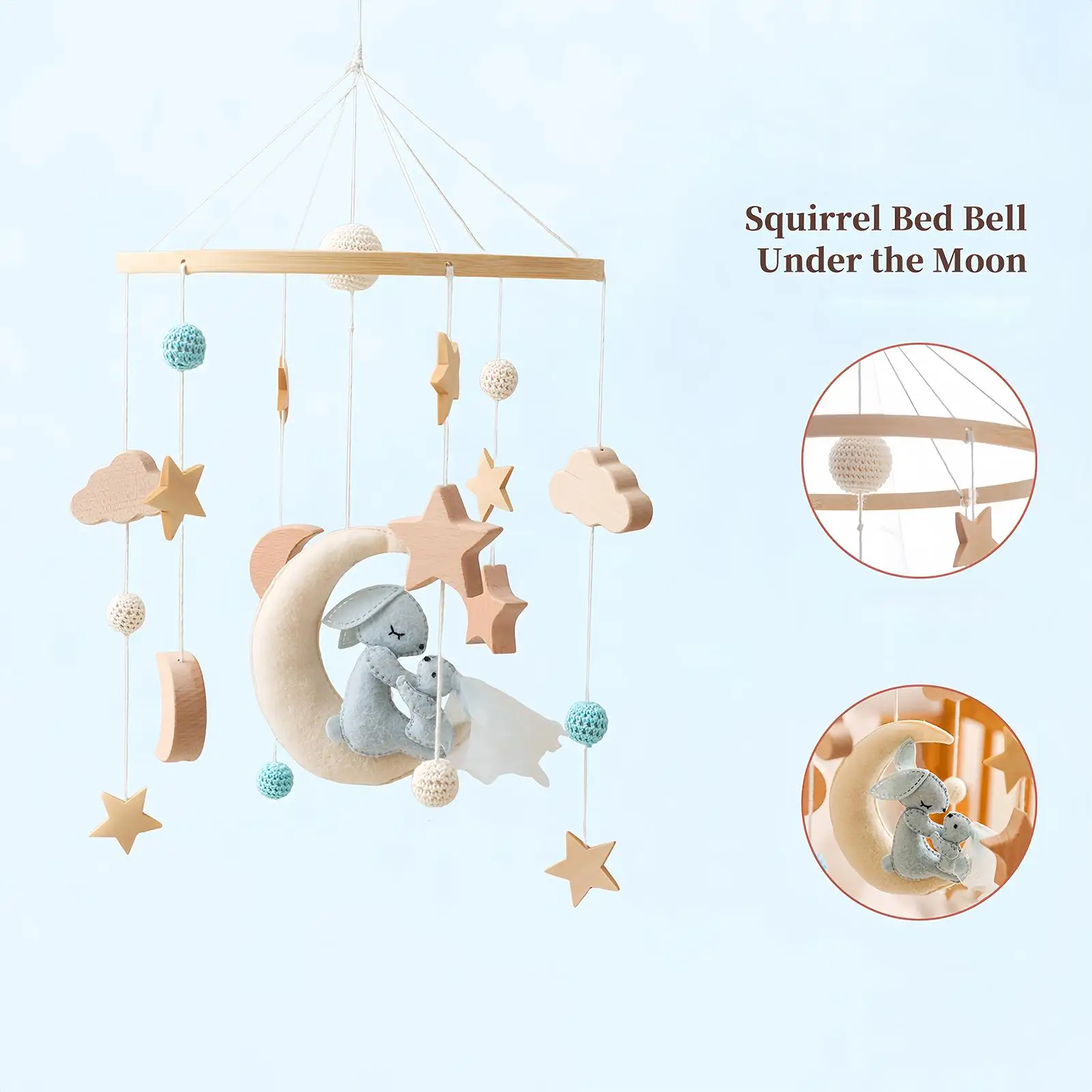 Krippe Mobile Hangable Kinderwagen Krippe Spielzeug Drehbare Beruhigende Spielzeug Für Laufstall Kinder Kinderpflege Anbieter Baby Dusche Neue Eltern