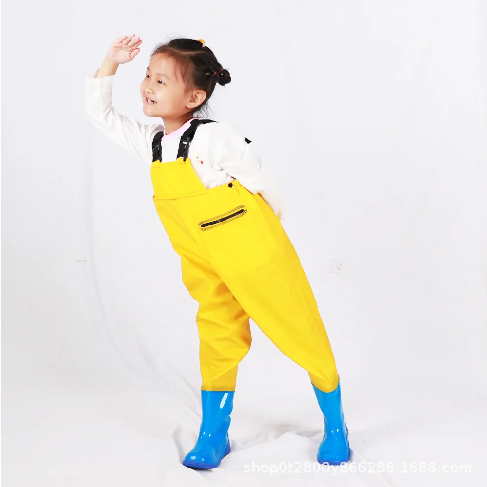 Waterproof Overall Children's Playwear Beach Suit Anti-UV Windproof Dustproof Fisherman's Gear Rain Boots Summer Autumn Winter