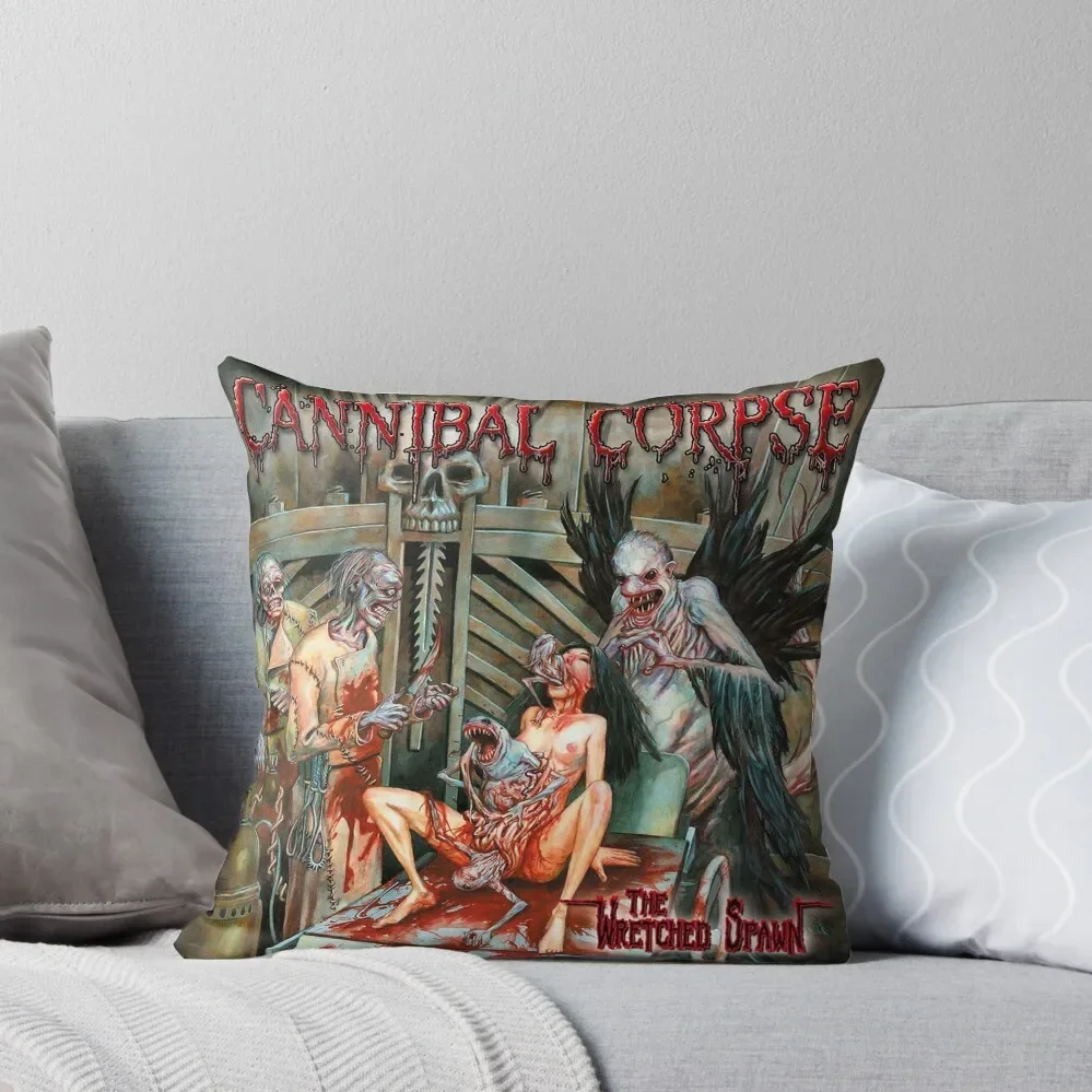 

Cannibal Corpse the wretched spawn Throw Pillow Throw Pillow Pillow Cases Decorative Sofa Cover