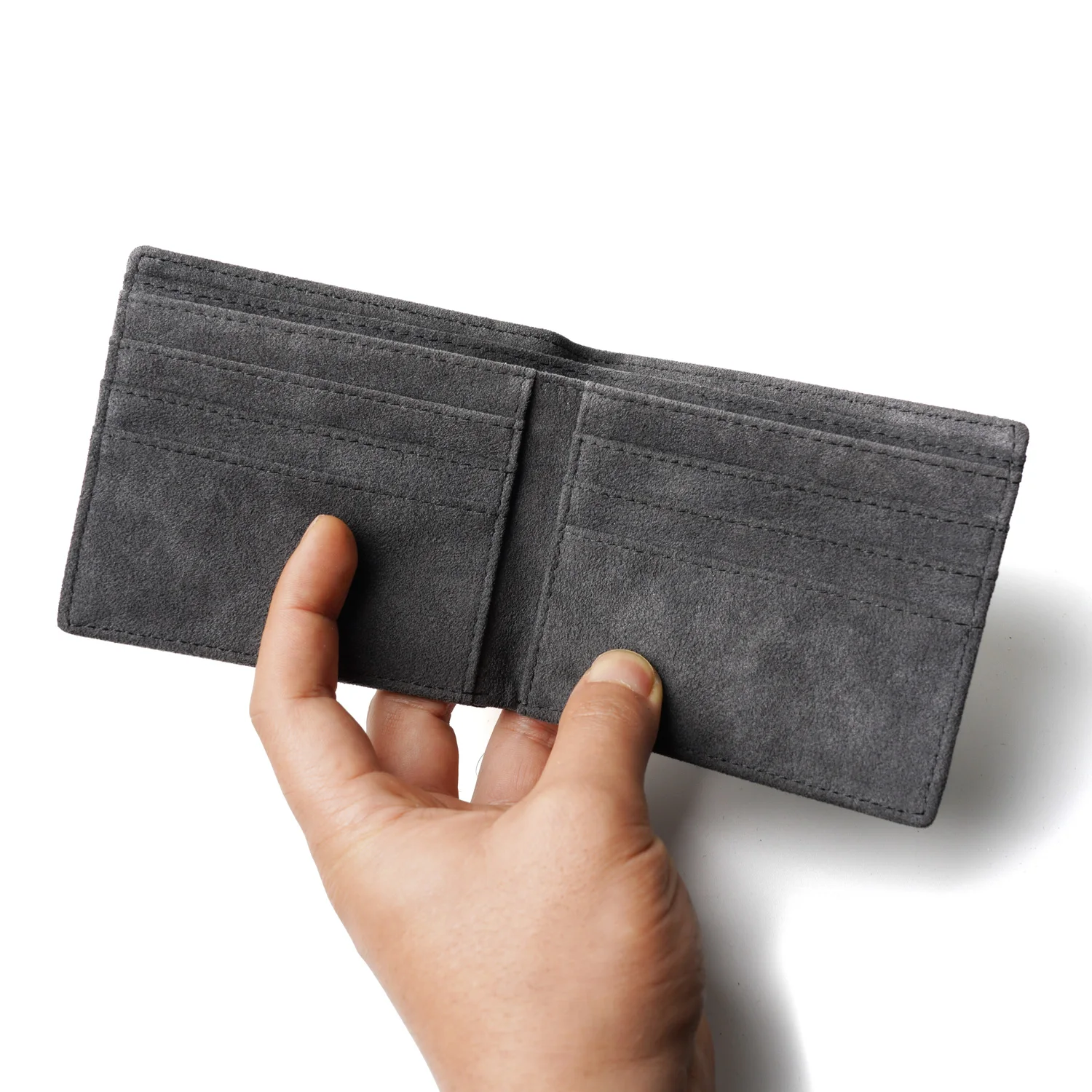 YMW ALCANTARA Brieftasche Frauen & Mann Karte Halter Tasche Luxus Künstliche Leder Schlanke Karten Kleine Dünne Karte Paket