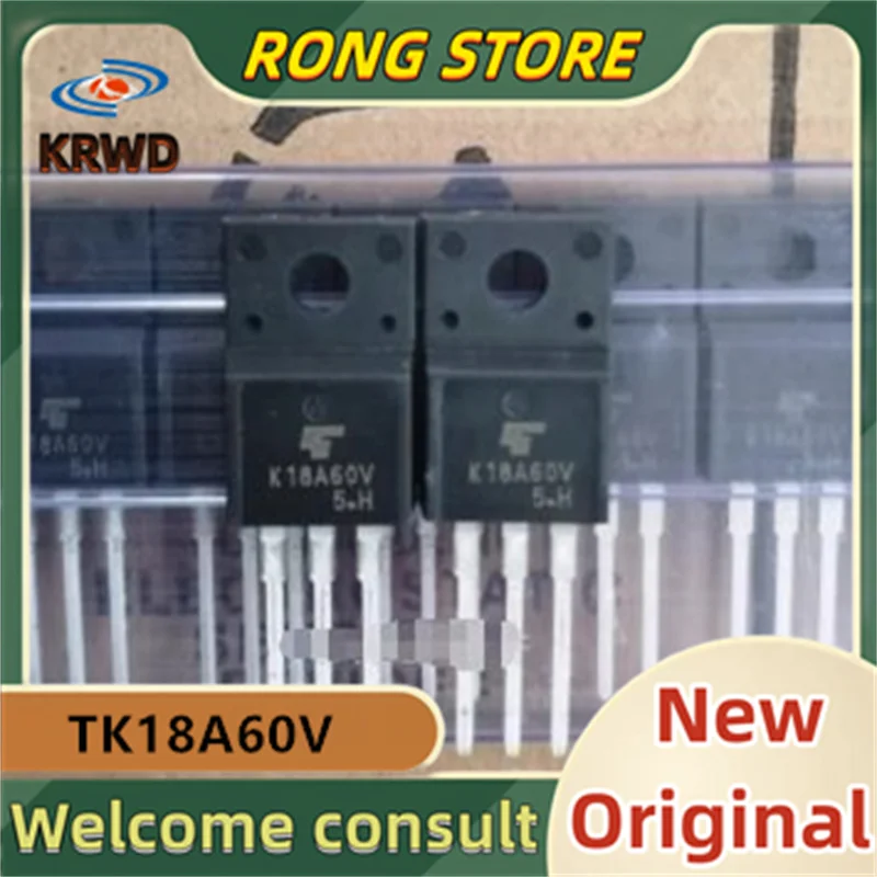 10PCS K18A60V  New and original TK18A60V TO-220F