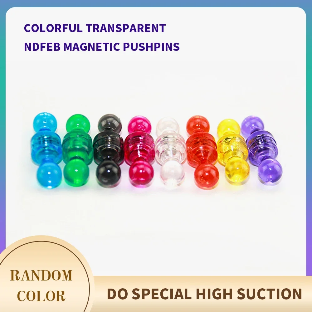 

10~100PCS Colorful Magentic Pushpins Whiteboard Magnets Mini Map Magnets Strong Magnetic Refrigerator Magnet Office Supplies