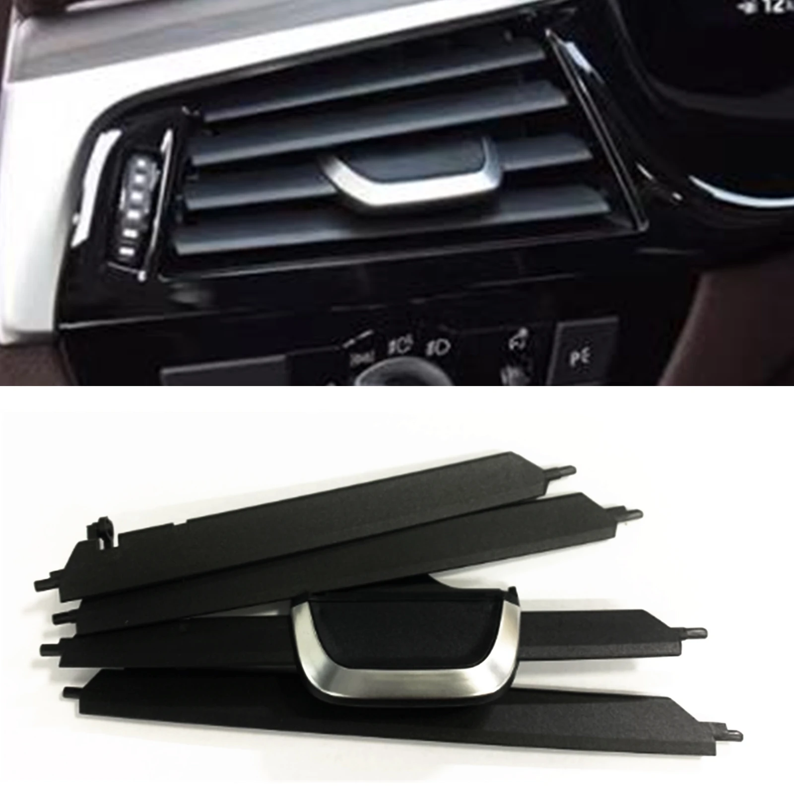 A/C Air Vent Grille Outlet Trim Clips Mesh Repair Kit For BMW F90 M5 G30 G31 G38 G32 GT LHD