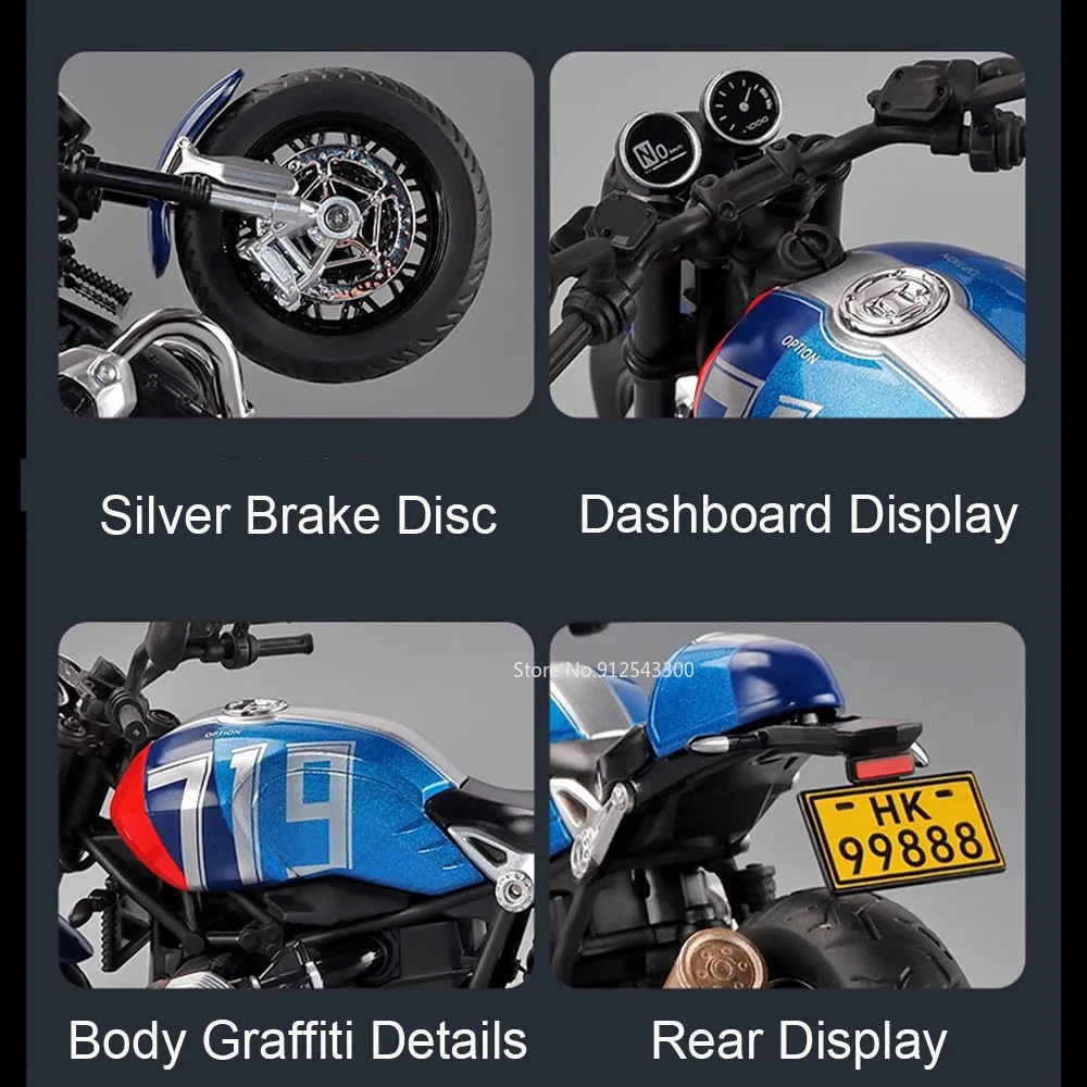 1:12 R Negen T Kawasaki KX450 Motorfiets Model Speelgoed Auto Schokabsorptie Wiel Stuurmotor Modellen Speelgoed Beste Cadeaus voor Jongens
