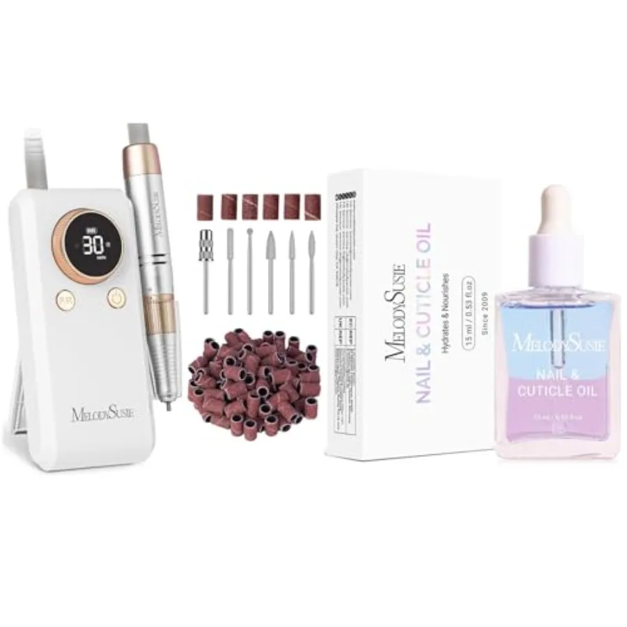 

Профессиональный перезаряжаемый набор для маникюра с маслом для кутикулы 15 мл, красный и серебристый, высокоскоростной, точный дизайн