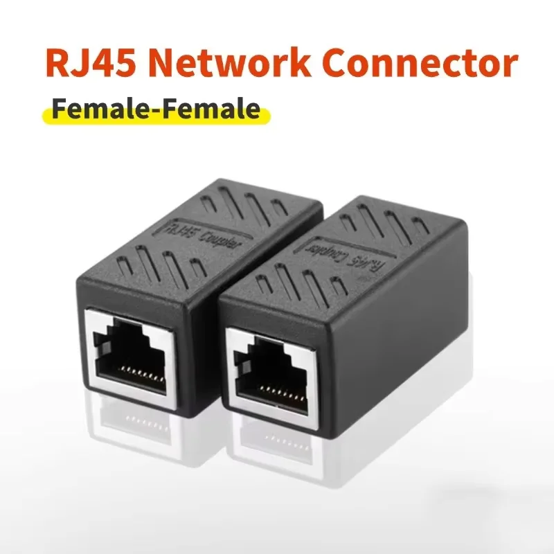 CAT5/6/7/8 RJ45 Network Cable Connect Coupler Ethernet Extender 1000Mbps Ethernet Cable Extender Ethernet Adapter LAN Connector