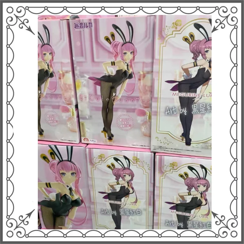 在庫あり本物のfuryu初音ミクmegurine-luka-bicute-bunniesフィギュアpvcアニメモデルコレクターデスクトップ装飾玩具ギフト
