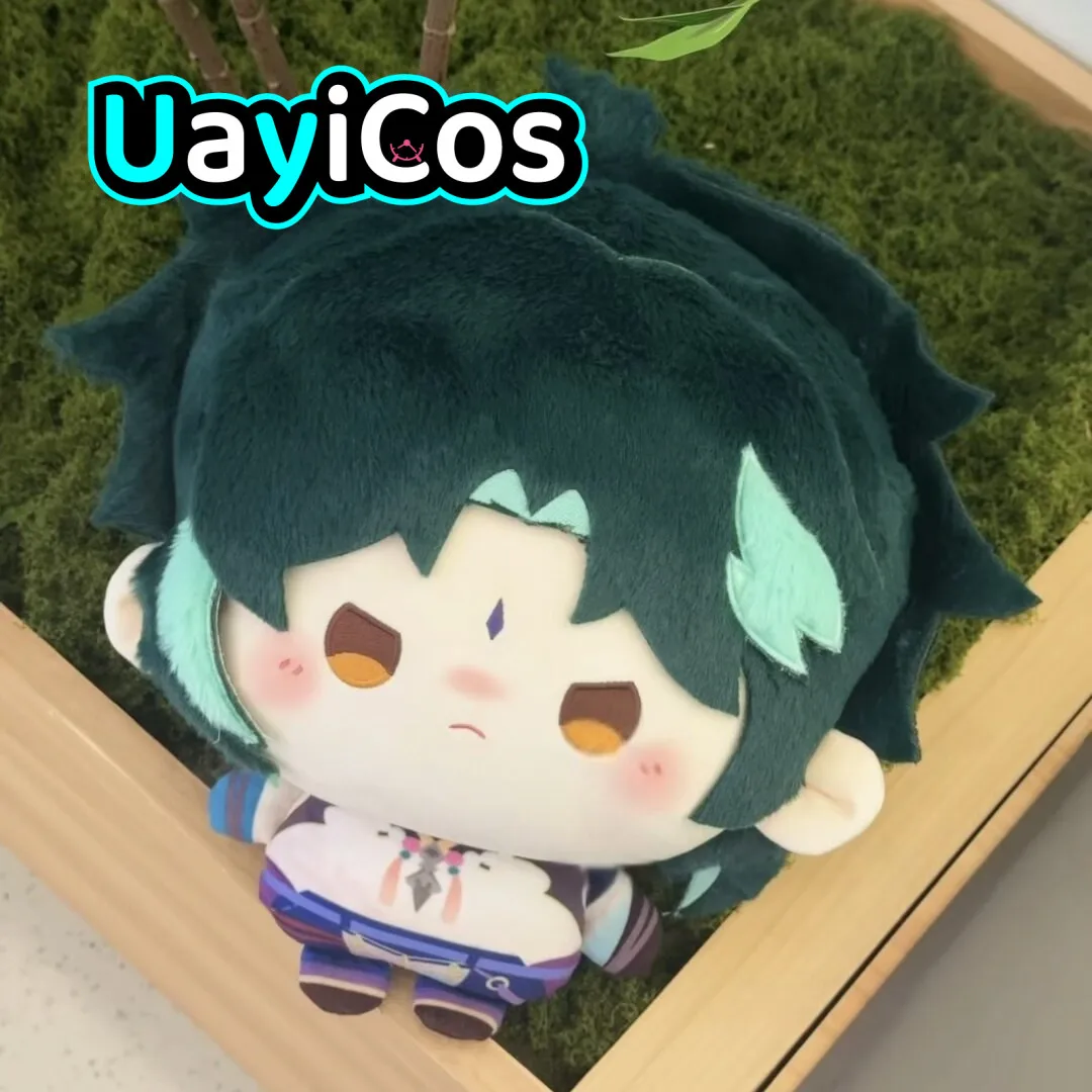 

38cm Genshin Impact Xiao Venti Zhongli Wanderer Cartoon Stuffed Plushie Doll Clothes Pillow Ornament Anime Figure Game Toy Kids
