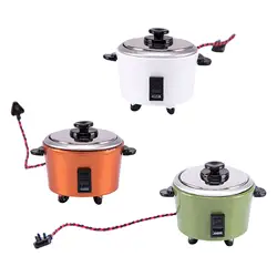 1:12 Scale Dollhouse Rice Cooker Model DIY Ornaments Exquisite Workmanship,