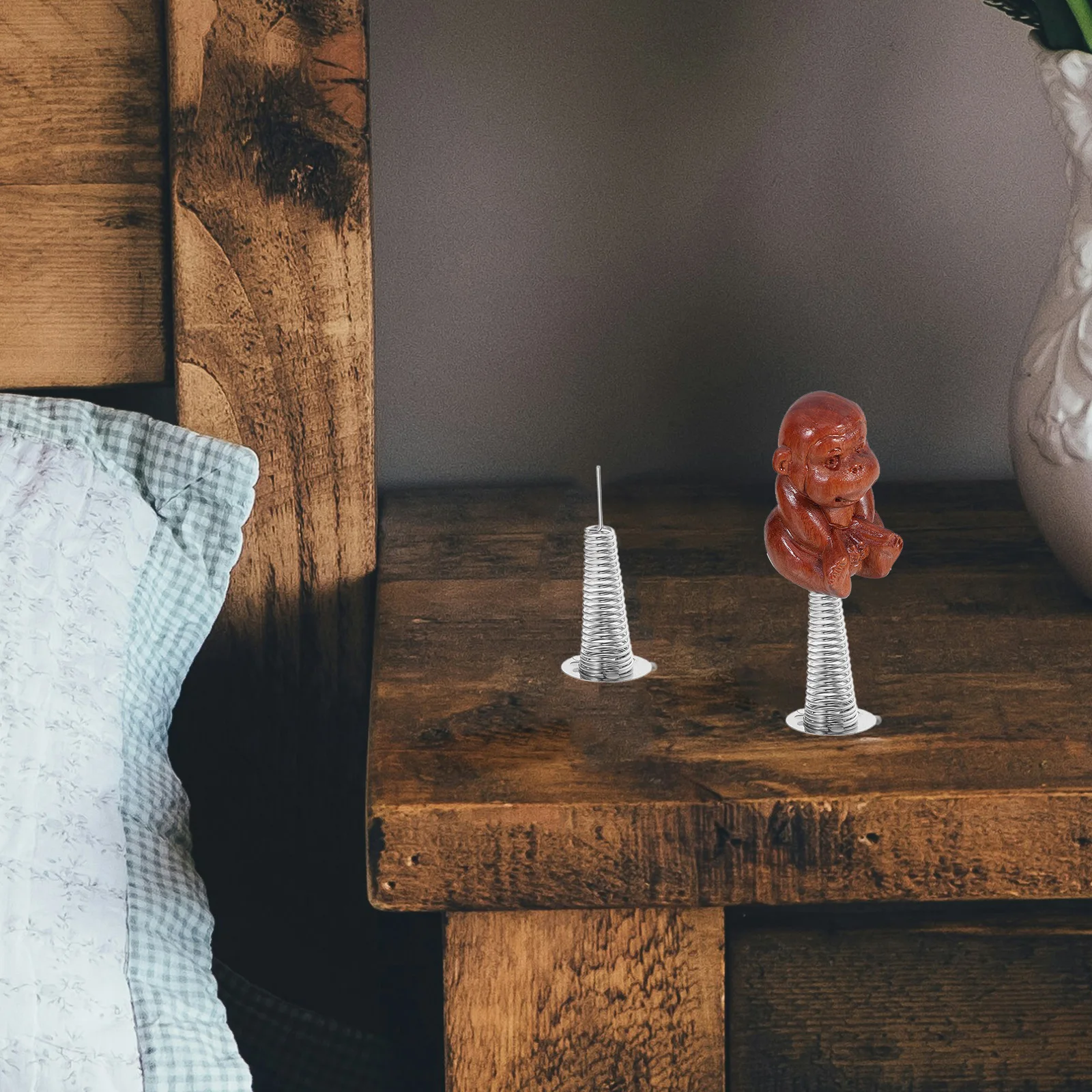 

10 шт. металлическая пружинная основа для приборной панели, качающийся декор, прочный двусторонний клейкий автомобильный орнамент, монтажный комплект для встряхивания головы