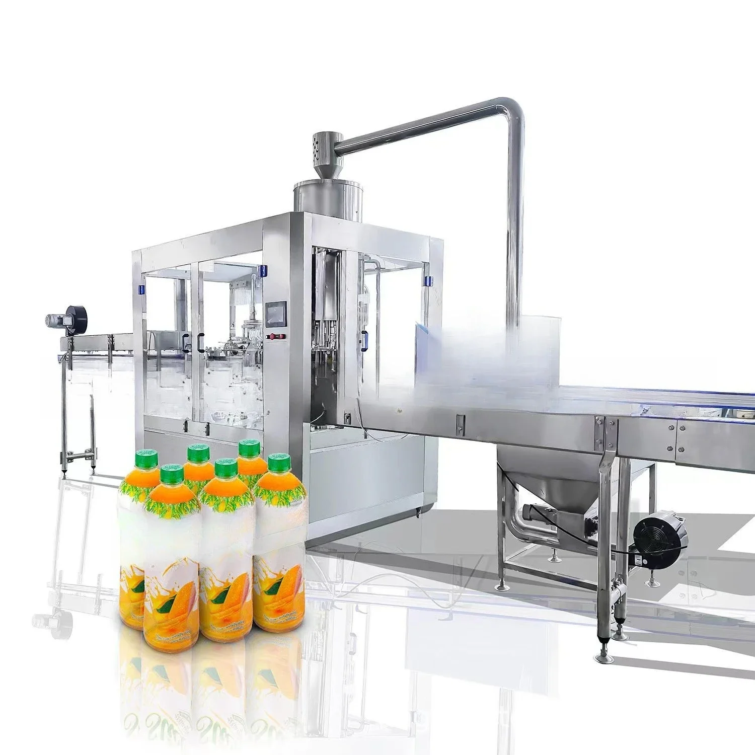 

A full set of production line equipment for drinking water small bottles of purified water, fully automatic supported