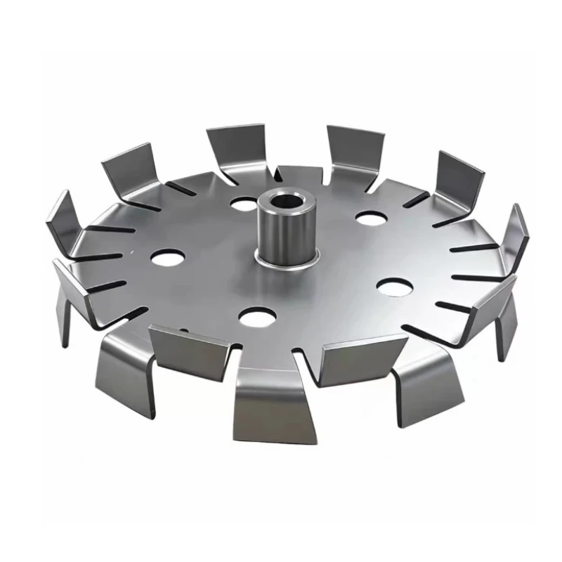 

Conical Cup SS Impeller Up Down Tooth Dispersion Blade 12/15mm Inner Hole Pneumatic Mixer Stirring Wheel Wear Resistant Durable