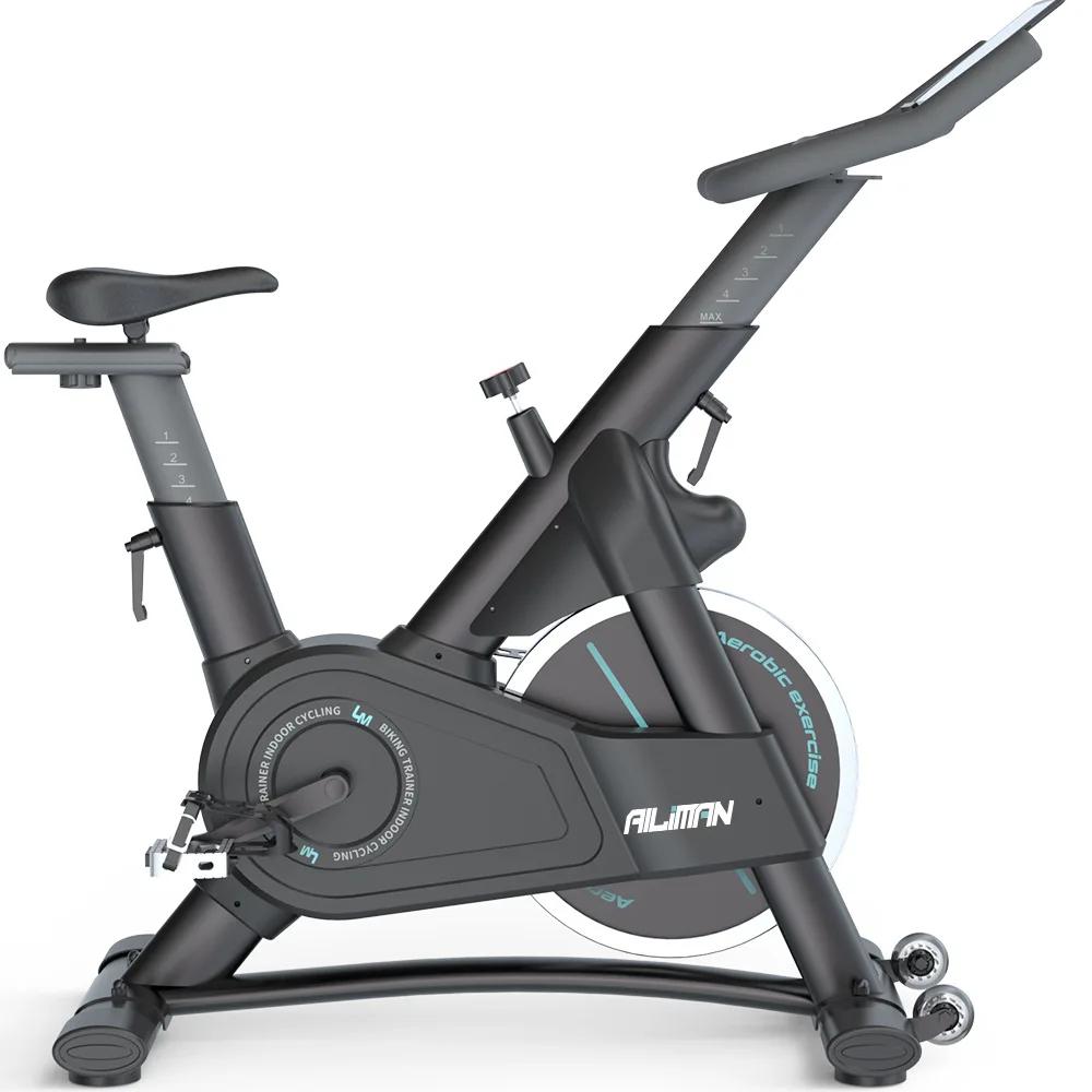 En STOCK, bicicleta giratoria con volante de inercia de 18kg, bicicleta estática comercial, bicicleta cardio para deportes de interior, equipo de gimnasio silencioso para el hogar