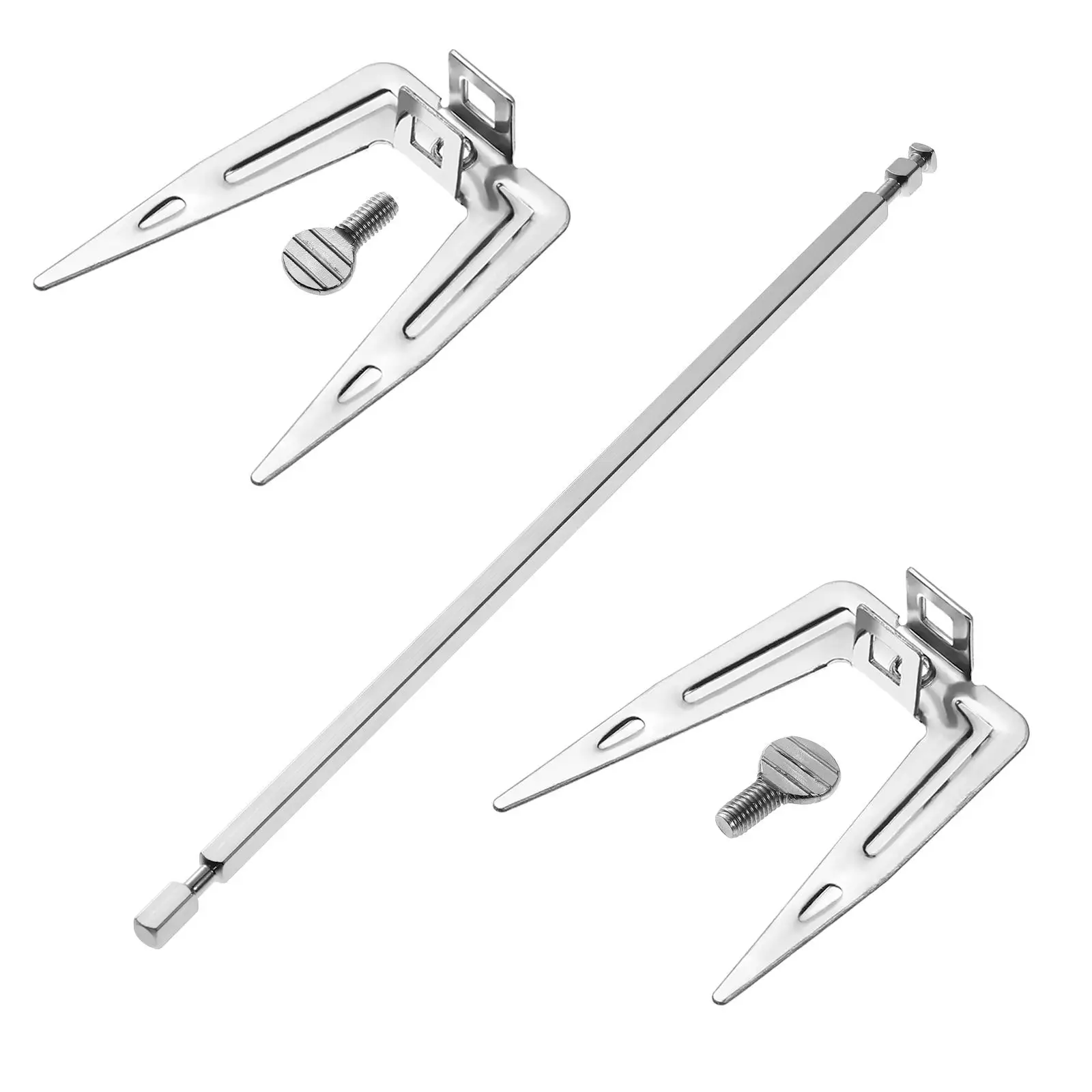

Stainless Steel BBQ Forks Rotisserie Spit Reusable Dishwasher Safe Grilling Tools BBQ Accessories Air Fryer Electric Oven