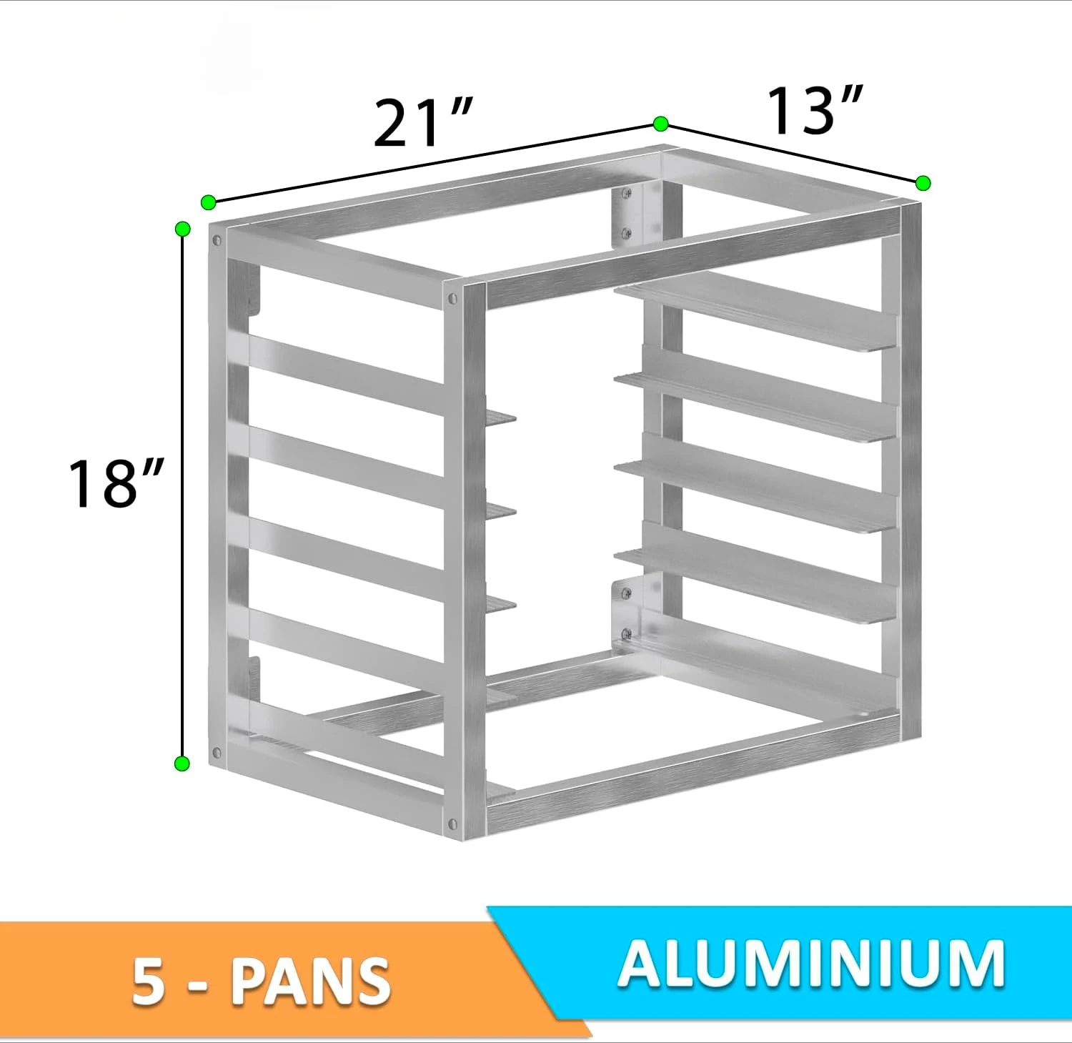 Wall Mounted Sheet Bun Pan Rack With 5 Pans 21