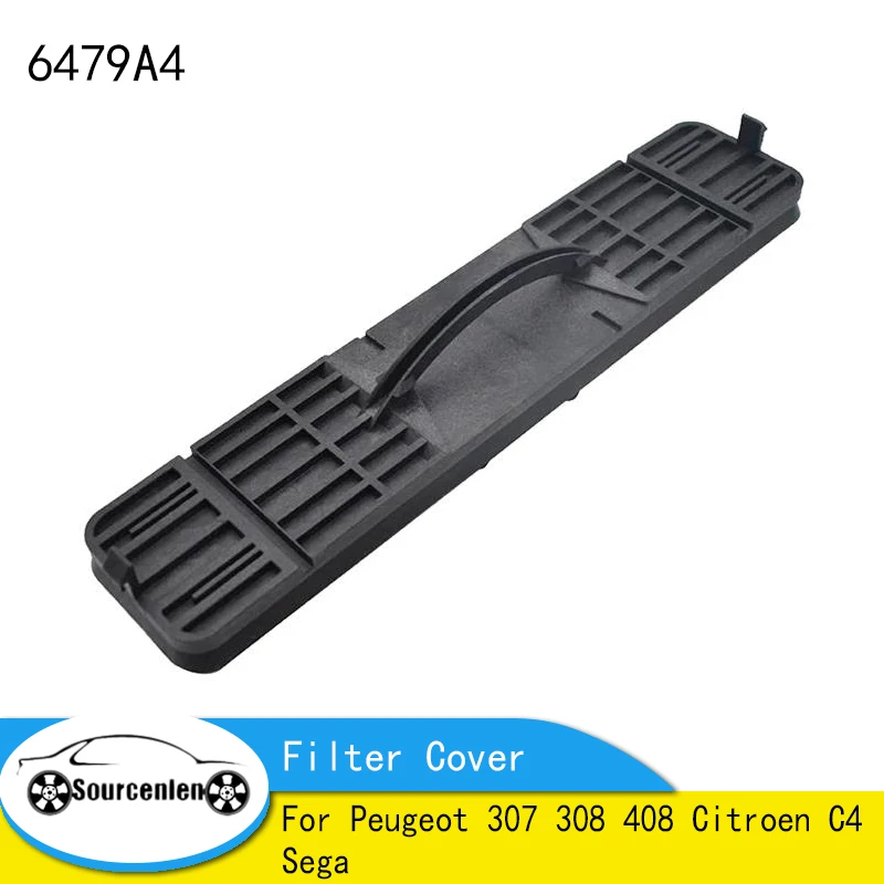 Air Conditioning Filter Cover Baffle For Peugeot 307 308 408 Citroen C4 Sega 6479A4