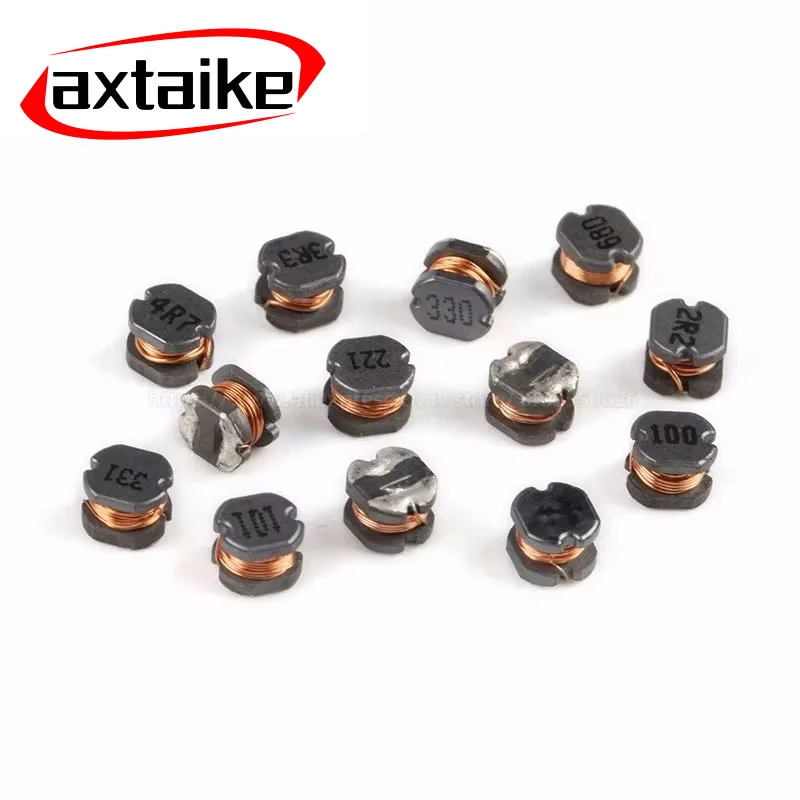

50PCS CD43 SMD Power Inductor 2.2 3.3 4.7 10 22 47 68 100 220 330 470UH Wire Wound Chip Power Inductance 100 101 221 2R2 4R7 1mH