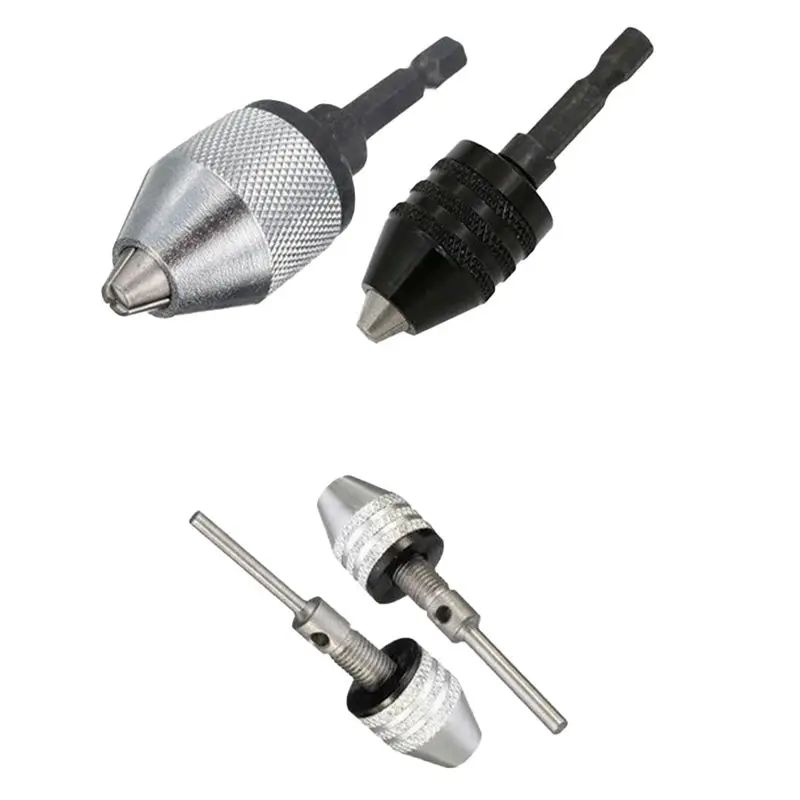

A67P-1Set Twist Drill Chuck Electric Drill Chuck Electric Drill Adapter 0.3-6.5Mm Quick-Change Hexagonal Handle