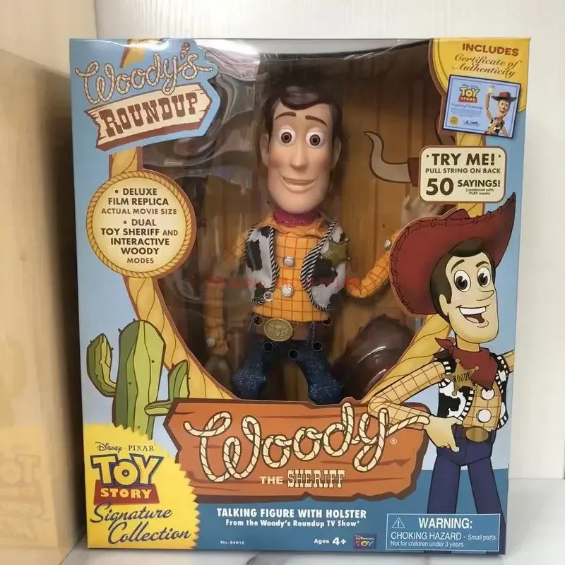 

Disney Toy Story 4 Talking Woody Action Figures Anime Decoration Collection Figurine Toy Model Figure