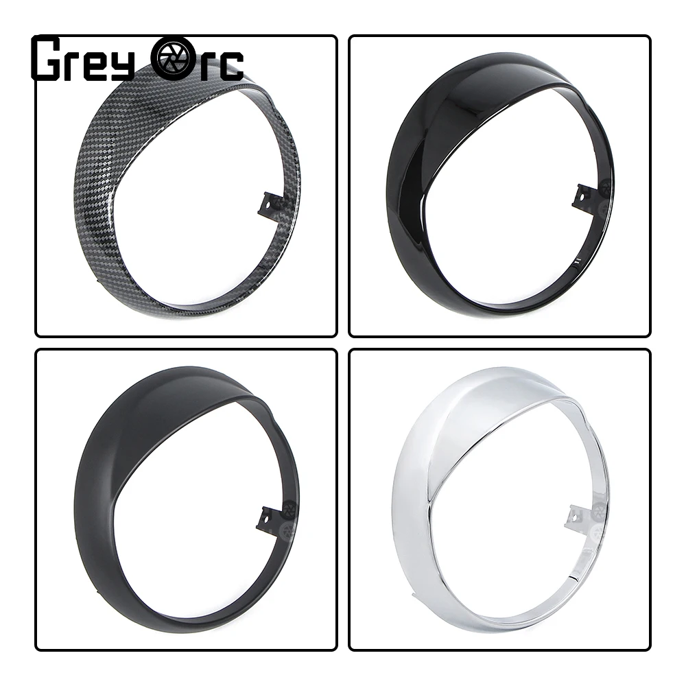 

For Vespa Primavera 125 150 Motorcycle Headlight Trim Ring Headlamp Frame Fairing Mask Cover Guard Protector Case
