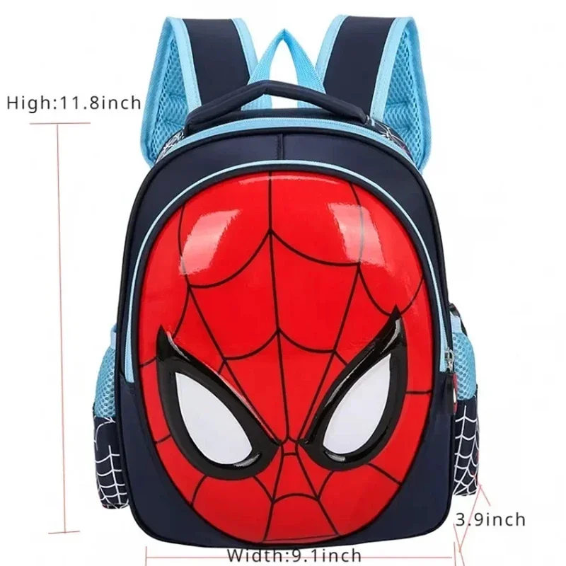 Spider Man Bookbag Large Capacity Ackpack Breathable Mesh Back Support Adjustable Straps Ergonomic Design School Supplies