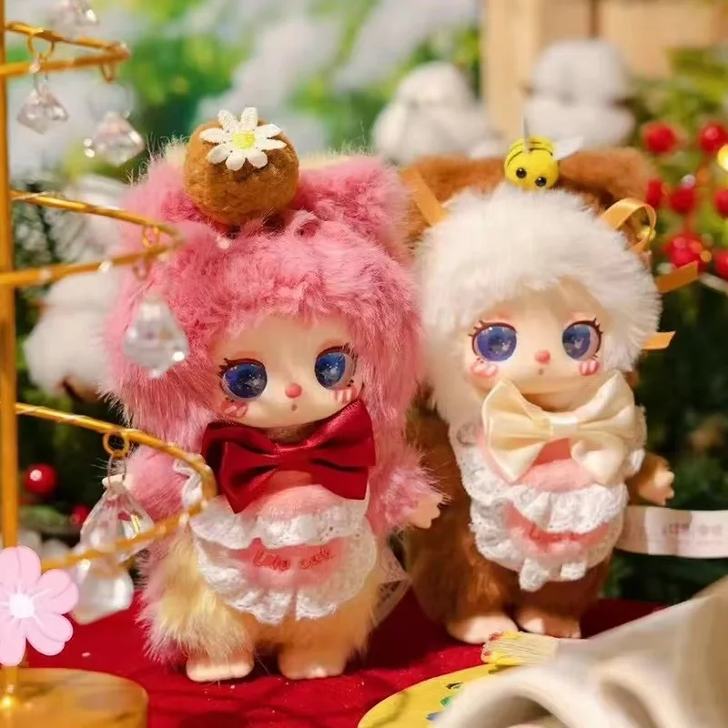 

Genuine Liila V4 Liila‘S Chef Kitten Serise Blind Boxes Cute Plush Doll Action Figures Liila 4 Generation Room Decor Kids Gift
