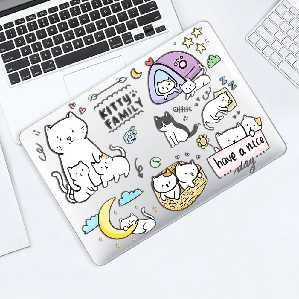 เคสสำหรับ MacBook Air M1 13นิ้ว A2179 A1932 A2337เคสแบบแข็งสำหรับ MacBook Air 13 A1466 A1369ชิป M2 13.6แมวน่ารัก A2681