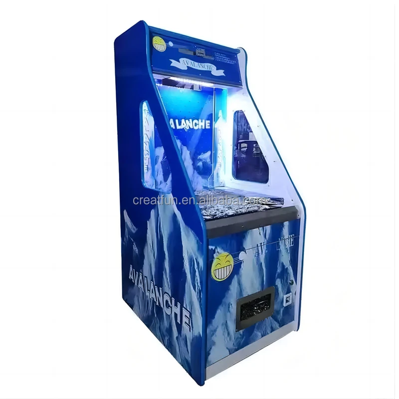 Hot Sale Cheap Indoor Arcade Game Machine Coin Pusher Win Prize Lottery Ticket Games Push Coin Game Machine