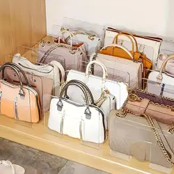 Bag Divider Shelf Dividers Clear Purse Organizer Easily Install Closets Shelf Separator Handbag Display Stand for Kitchen