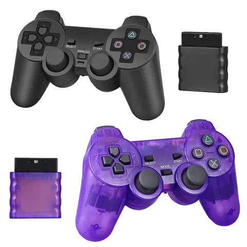 Wireless Gamepad for PS2/PS1 Controller for  2.4G Vibration Playstation 2 Console Double Shock Joystick USB PC Game Controle