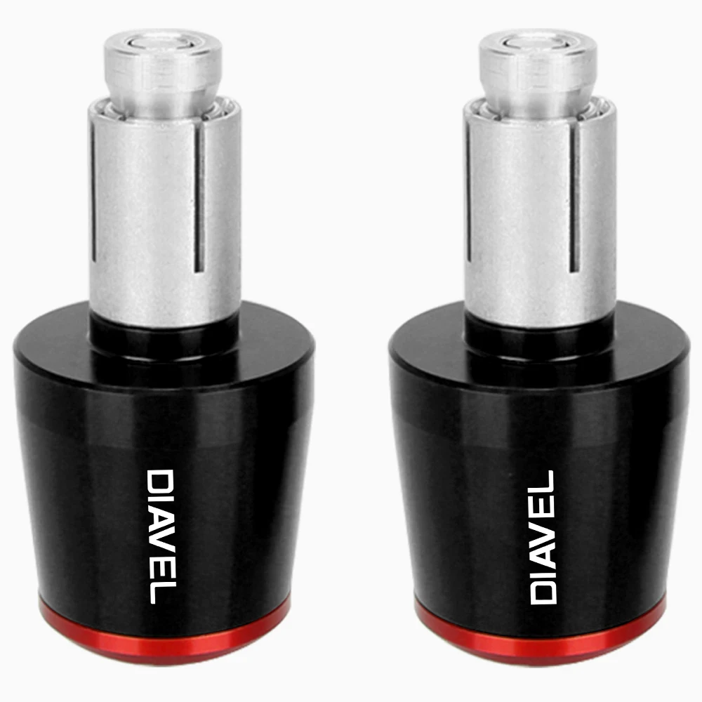 

For DUCATI DIAVEL 2011-2015 2016 2017 2018 CNC Motorcycle Accessories Handlebar Grips Bar Ends Cap Counterweight Plug Slide﻿﻿