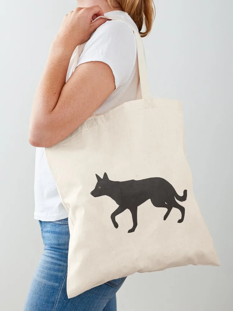 

Australian Kelpie - Black - Herding Tote Bag tote bag men large tote bag large size bags reusable shopping