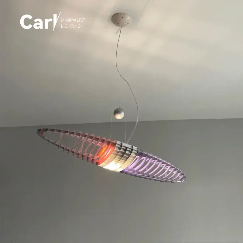 Lampu langit-langit abad pertengahan sederhana Modern ruang tamu ruang makan lampu meja hidup lampu Led seni belajar desain kreatif