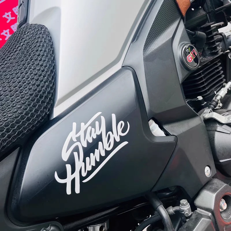 Motorcycle Reflective Stickers Stay Humble Body Waterproof Decal