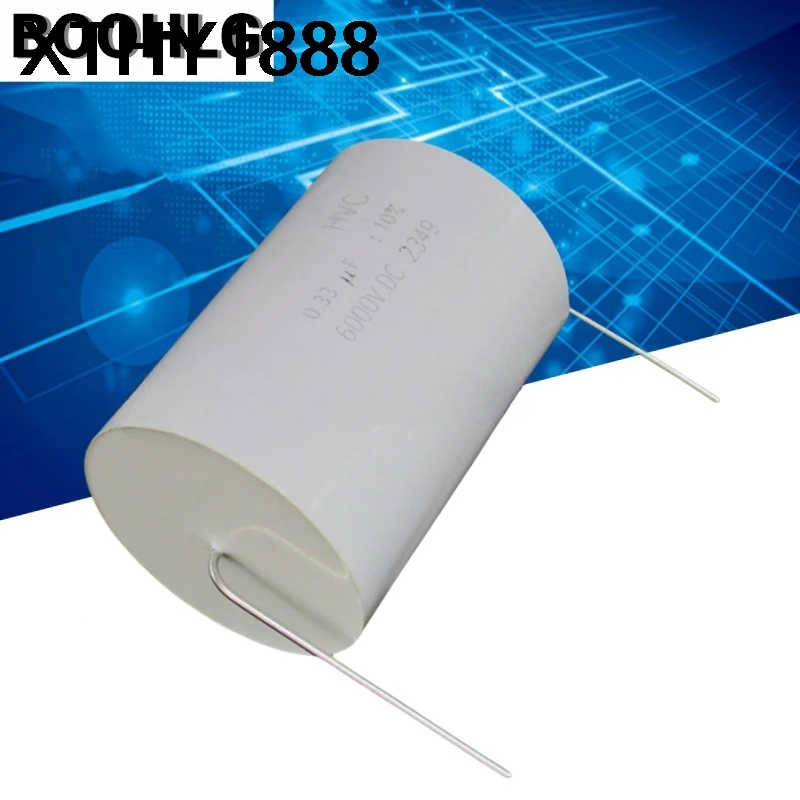 

1 шт. 0.33uF 6000V 334 6KV 330nF 2400Vac Аксиальный высоковольтный тонкопленочный конденсатор для силовой электроники