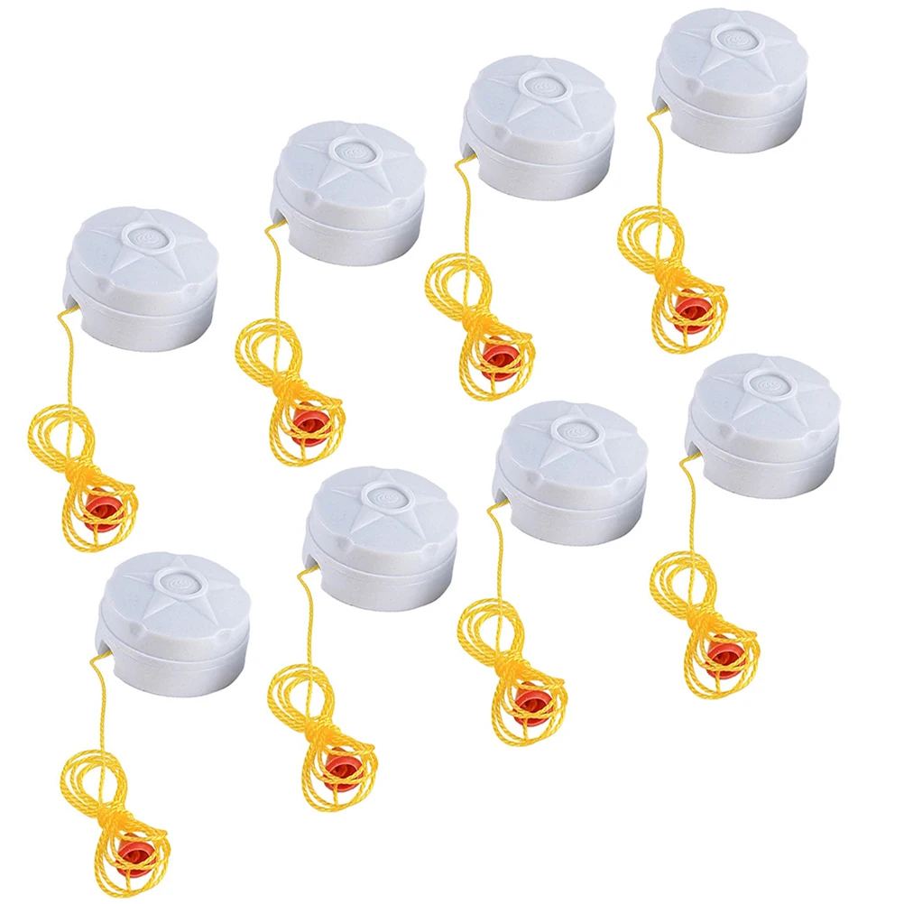 

10 Pcs Pull Switch Ceiling Fan Chain Wall Light Fans Lamps Cord Non Fading Scratch Resistant Replacement