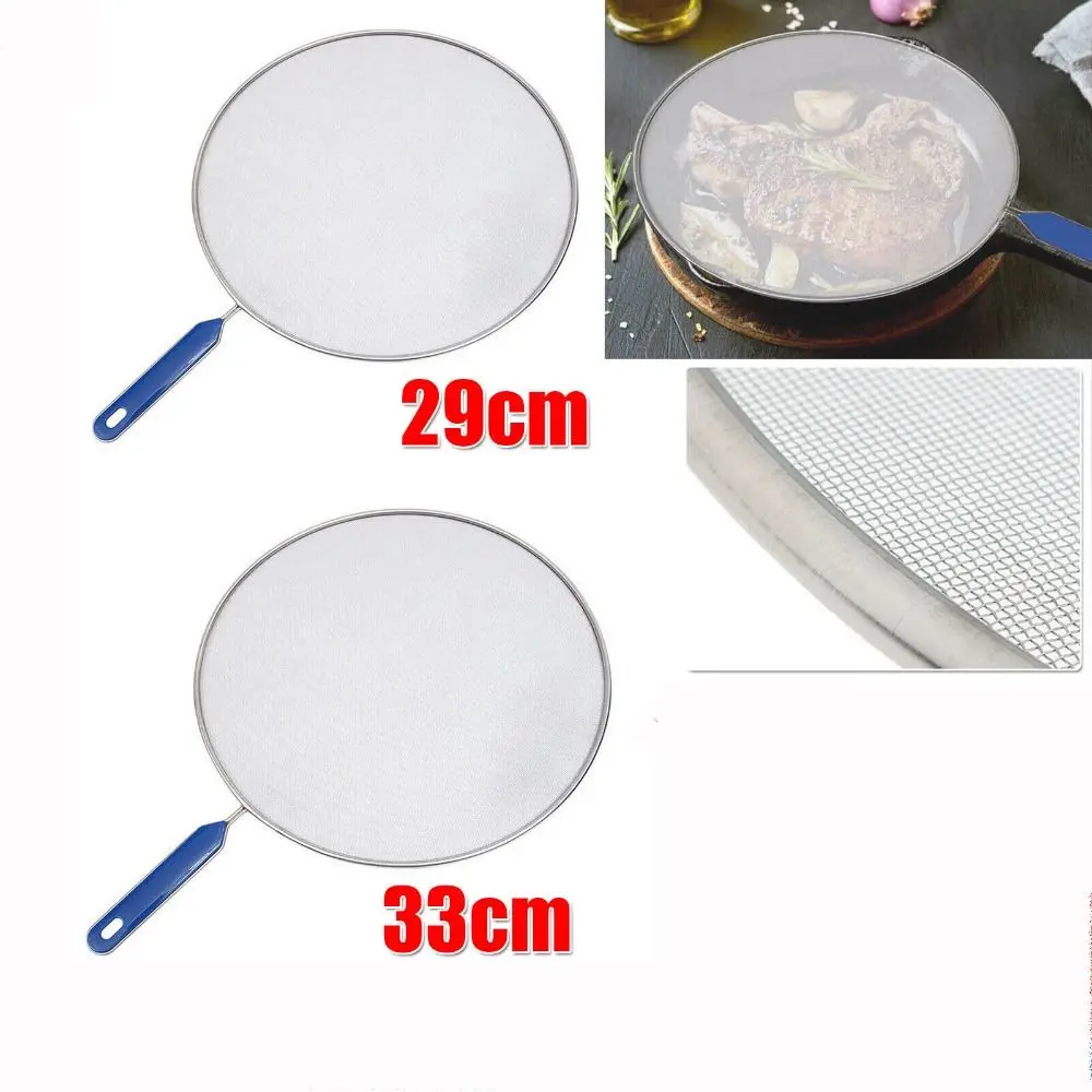 

Frying Grease Splatter Screen Splash Cover Pan Mesh Guard Screen Guard Oil Net Durable Anti Splatter Cooking