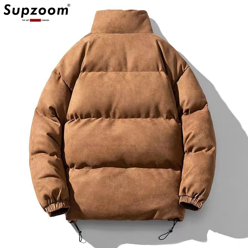 Supzoom nuovo arrivo autunno e inverno sciolto Casual retrò camoscio imbottito in cotone stile Bf coppia belle giacche calde cappotto da uomo