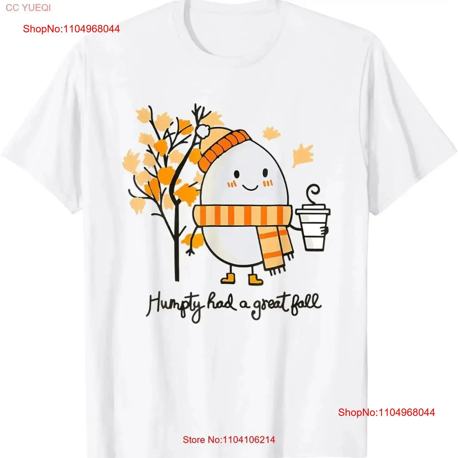 Футболка Humpty Dumpty Had A Great Fall с принтом на тему Дня благодарения и Хэллоуина, винтажная, с эффектом потертости, для повседневной носки, эластичная, дышащая.