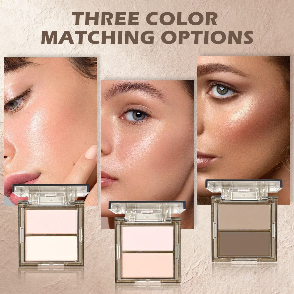 Sombra de ojos desnuda mate aterciopelada para iluminar los ojos y ocultar la cara, mezcla fácil de múltiples idiomas, resistente al agua de larga duración, Navidad Invierno